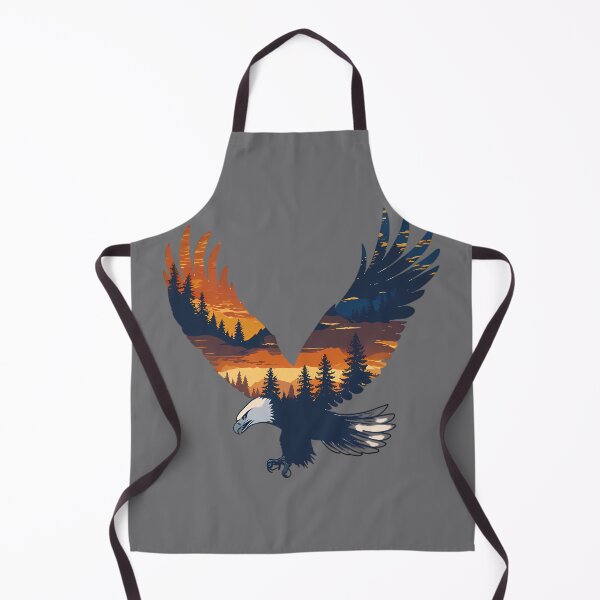 Item preview, Flying Eagle Sunset Mountain Forest designed and sold by Structure-Blue.