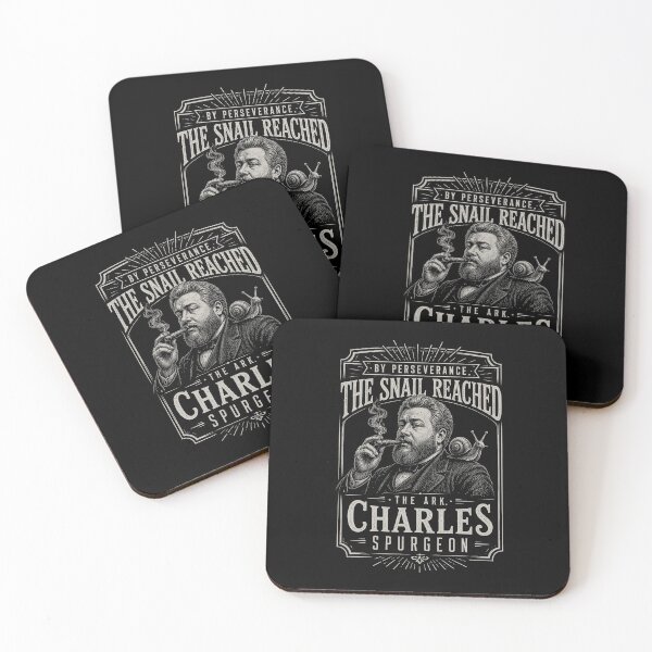 Item preview, Charles Spurgeon Reformed Theology Christian Fun Snail Quote designed and sold by Glory After Tears.