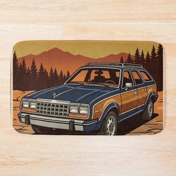Item preview, Retro Station Wagon Road Trip designed and sold by Dimensionality.