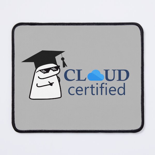 Item preview, Cloud Certified Microsoft Azure colors Design | Sticker | Sticker | Pin | meme designed and sold by I am Certified Designs.