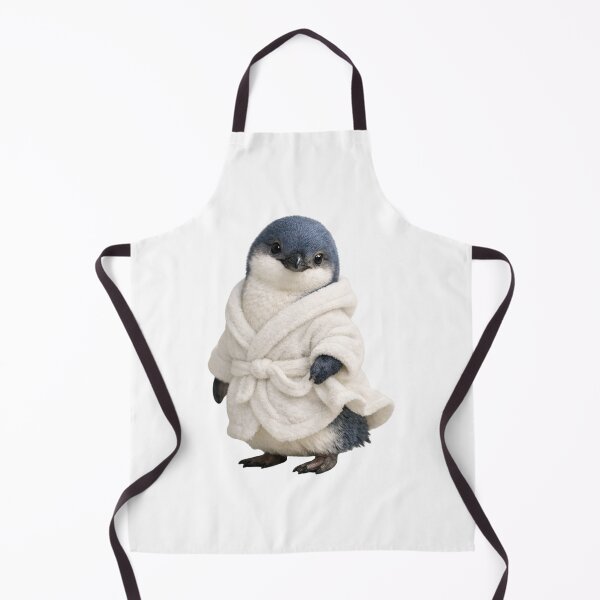 Item preview, Relaxing Bathrobe Little Blue Penguin designed and sold by Sillytoe.