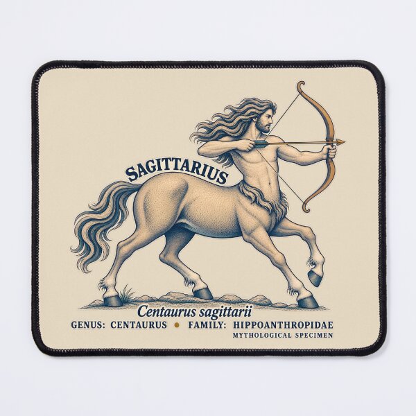 Item preview, Sagittarius Centaur Vintage Zodiac Specimen designed and sold by radiogalaxy.