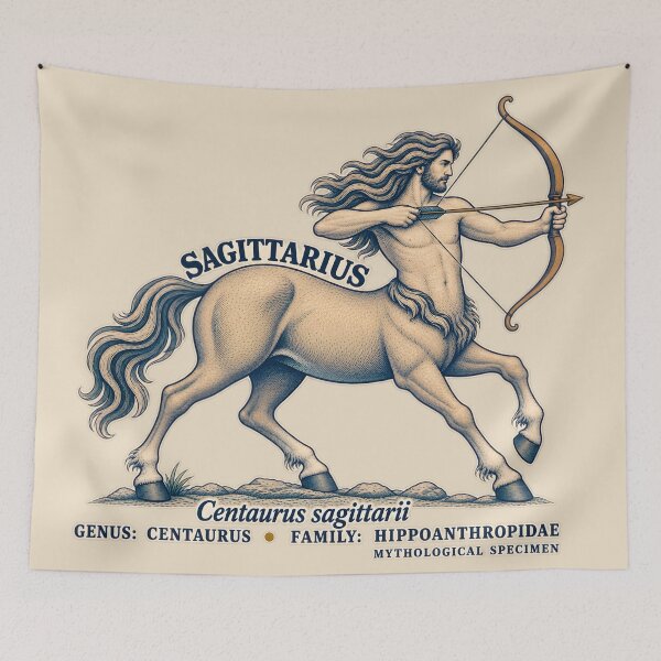 Item preview, Sagittarius Centaur Vintage Zodiac Specimen designed and sold by radiogalaxy.