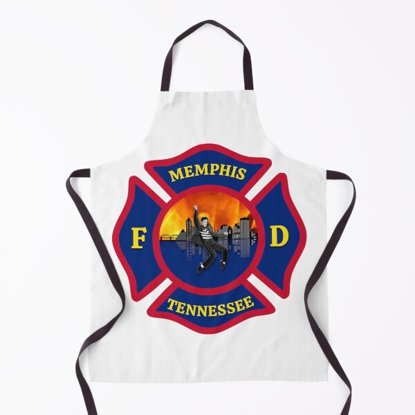 Item preview, Memphis Fire Department Burning Skyline on Mississippi River designed and sold by Bee Bum Designs.