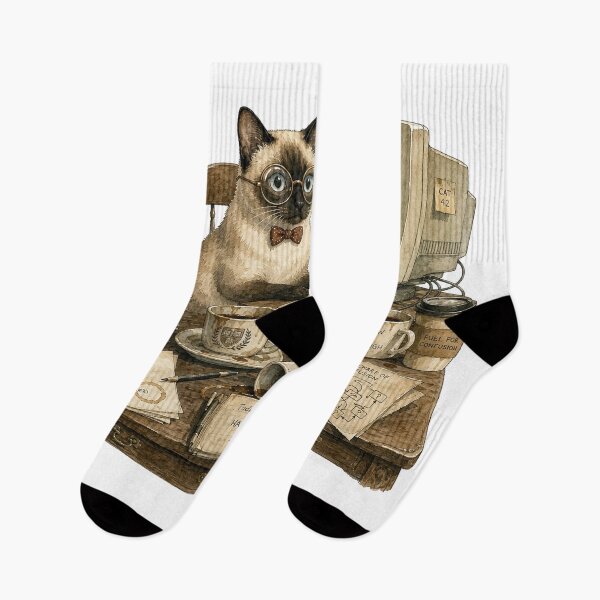 Item preview, I Have No Idea What I Am Doing Funny Siamese Programmer Cat designed and sold by BestCoolStuff.