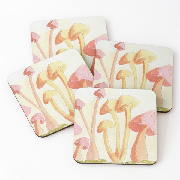 Item preview, Hand Drawn Watercolor Mushrooms designed and sold by MyCuriousMagpie.