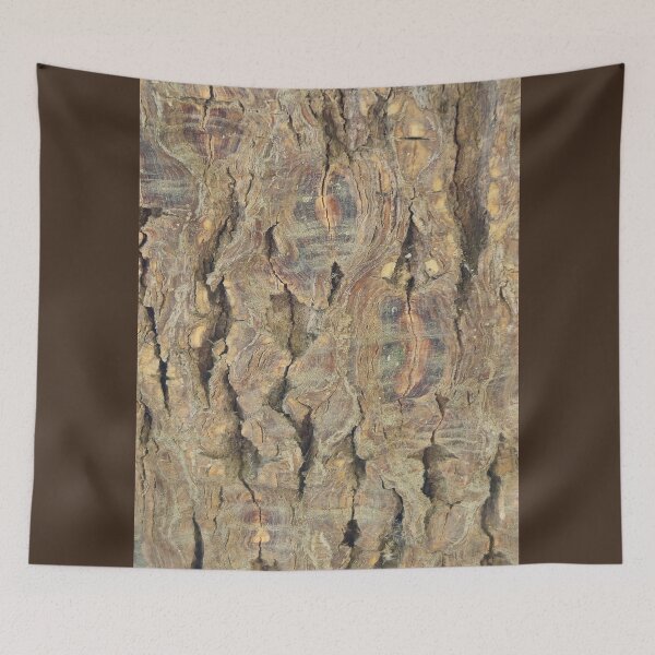 Item preview, Deep Textured Brown Tree Bark - Natural Organic Wood Pattern designed and sold by Yanshuf.