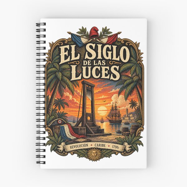 Item preview, El Siglo de las Luces – Caribbean Revolution Literary Art designed and sold by Past in Threads.