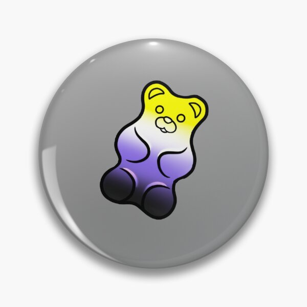 Item preview, Pride Gummy Bear - Non Binary designed and sold by tyranicorntat.