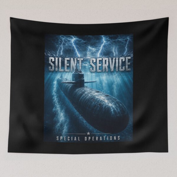 Item preview, Trident in the Tempest: Silent Service Power Beneath the Storm designed and sold by BlissBlvdShop.