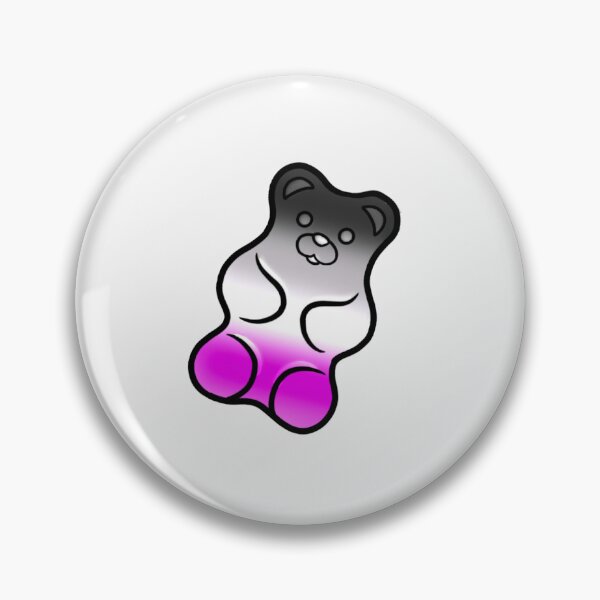 Item preview, Pride Gummy Bear - Asexual designed and sold by tyranicorntat.