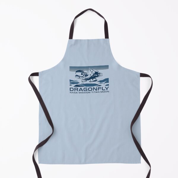 Item preview, NASA Dragonfly Mission Titan Moon Blue White Vector designed and sold by KiwiRider.