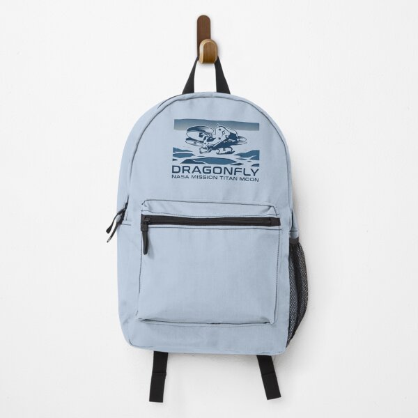 Item preview, NASA Dragonfly Mission Titan Moon Blue White Vector designed and sold by KiwiRider.