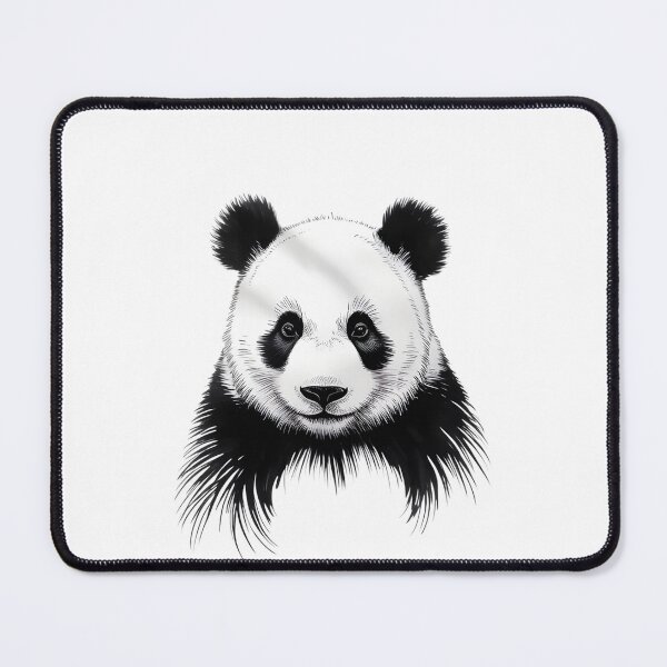Item preview, Panda — Monochrome Minimalism designed and sold by ErgTime.
