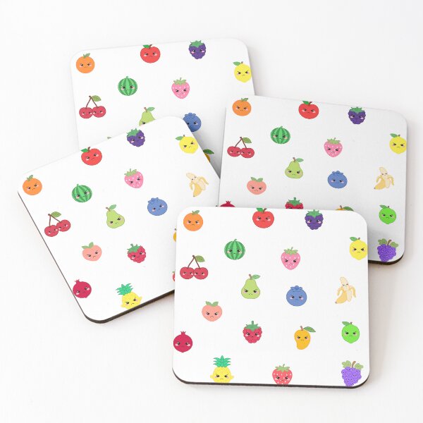 Item preview, Grumpy Angry Fruit Variety Sticker Pack designed and sold by SlimyFish.