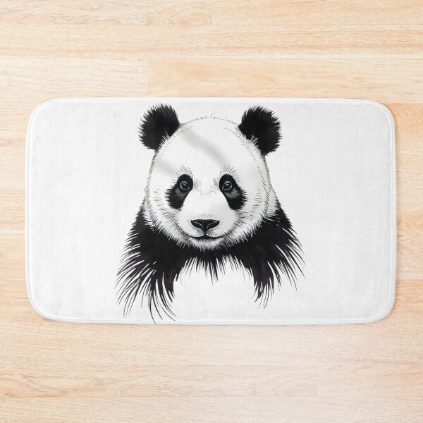 Artikelvorschau, Panda – Monochromer Minimalismus entworfen und verkauft von ErgTime.
