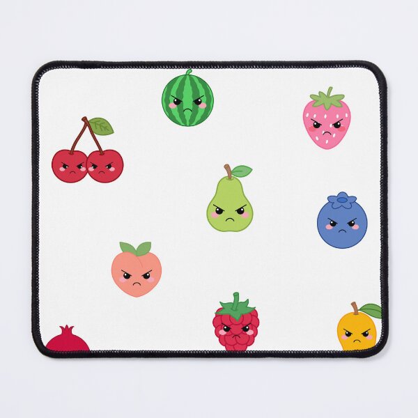 Item preview, Grumpy Angry Fruit Variety Sticker Pack designed and sold by SlimyFish.