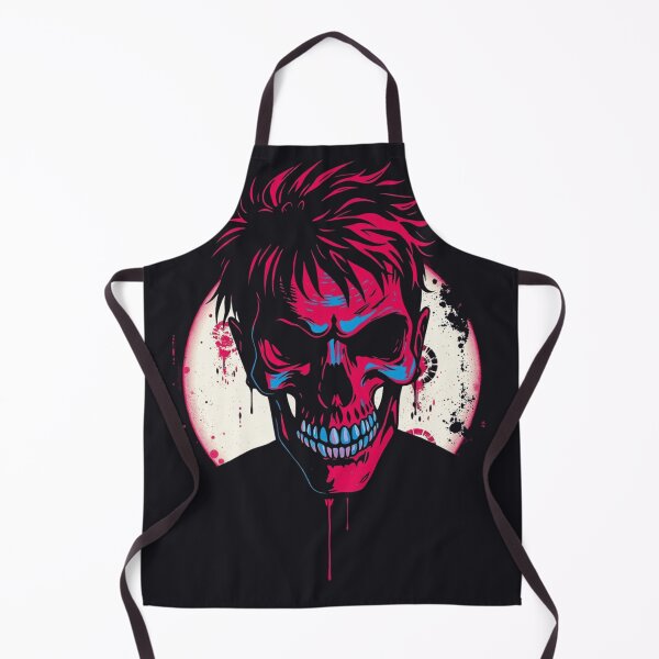 Item preview, Neon Punk Zombie Skull Art designed and sold by ERODED SELF.