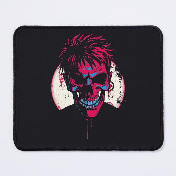 Item preview, Neon Punk Zombie Skull Art designed and sold by ERODED SELF.