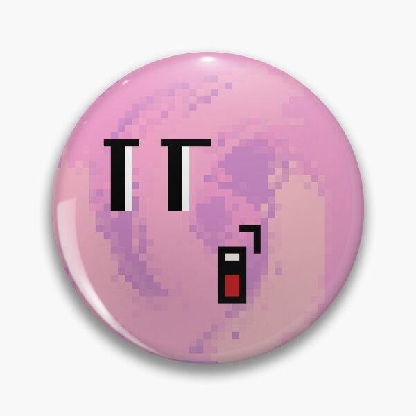 Item preview, Cute Pink Moon Pixel Art - Retro Space Face designed and sold by RetroRlx.