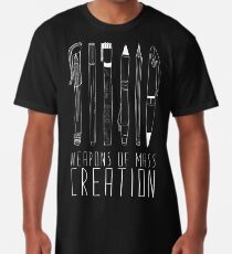 Armes de création de masse (sur fond gris) T-shirt long
