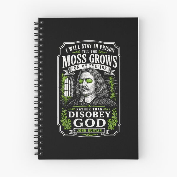 Item preview, John Bunyan Christian Quote Reformed Theology - Moss Eyelids designed and sold by Glory After Tears.