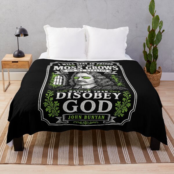 Item preview, John Bunyan Christian Quote Reformed Theology - Moss Eyelids designed and sold by Glory After Tears.
