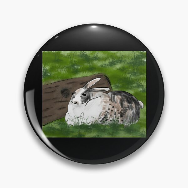 Item preview, Cute Rabbit Relaxing in Green Grass designed and sold by TomatiLove.