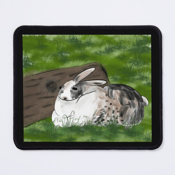 Item preview, Cute Rabbit Relaxing in Green Grass designed and sold by TomatiLove.