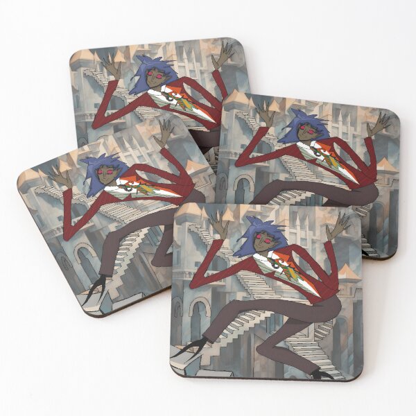 Item preview, Dancing Character in Whimsical Stairs Illustration designed and sold by TomatiLove.