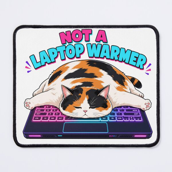 Item preview, Not A Laptop Warmer Funny Sleeping Programmer Cat Graphic designed and sold by BestCoolStuff.