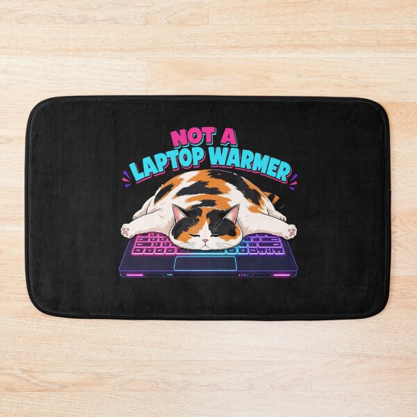Item preview, Not A Laptop Warmer Funny Sleeping Programmer Cat Graphic designed and sold by BestCoolStuff.