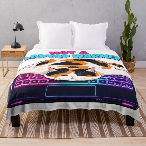 Item preview, Not A Laptop Warmer Funny Sleeping Programmer Cat Graphic designed and sold by BestCoolStuff.