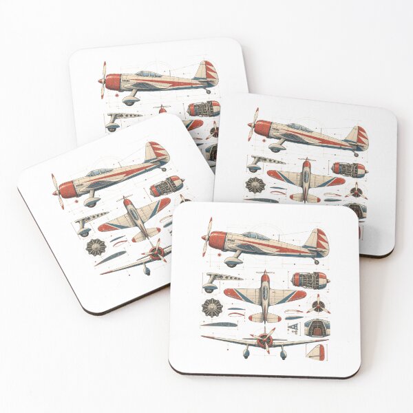 Item preview, Vintage Aircraft Art – Retro Aviation and Mechanical Flight Design designed and sold by AMICO77.