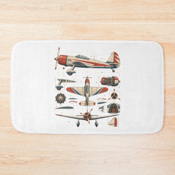 Item preview, Vintage Aircraft Art – Retro Aviation and Mechanical Flight Design designed and sold by AMICO77.