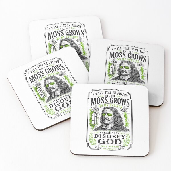 Item preview, John Bunyan Christian Quote Reformed Theology - Moss Eyelids designed and sold by Glory After Tears.