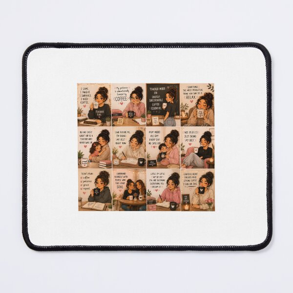 Item preview, Cozy Teacher Life Coffee Motivation designed and sold by Twins2Designs.