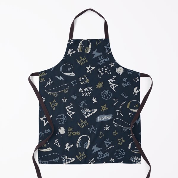 Item preview, Urban Street Style Skateboard & Basketball Seamless Pattern designed and sold by DoveArtDesigns.