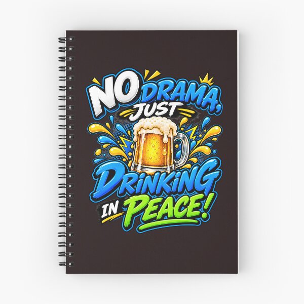 Item preview, No Drama Just Drinking In Peace Beer Mug Graphic Design designed and sold by WHDProduction45.