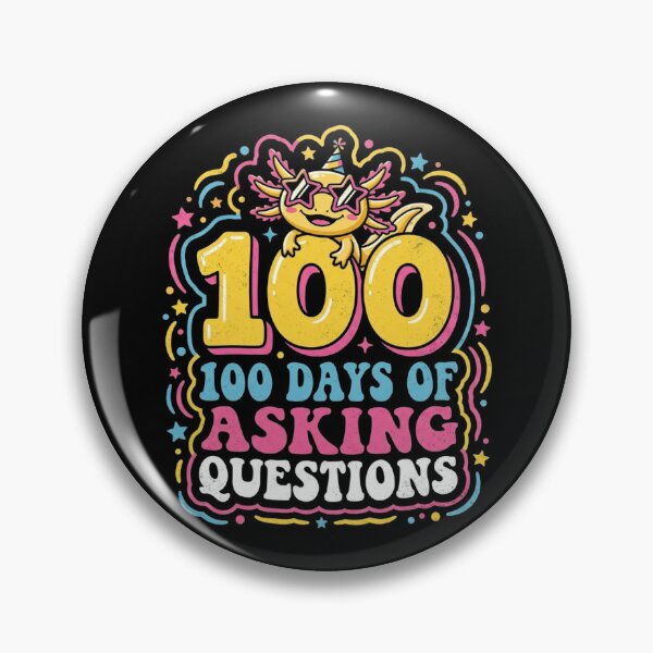 Item preview, 100 Days Of Asking Questions Axolotl 100th Day Of School designed and sold by TeNovaStudio ⭐⭐⭐⭐⭐.