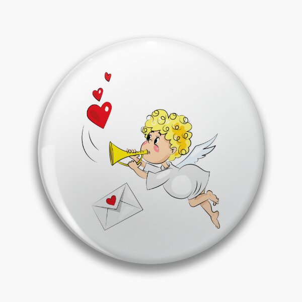 Item preview, Cute Love Angel with Hearts designed and sold by Ekaterina  Biserova.