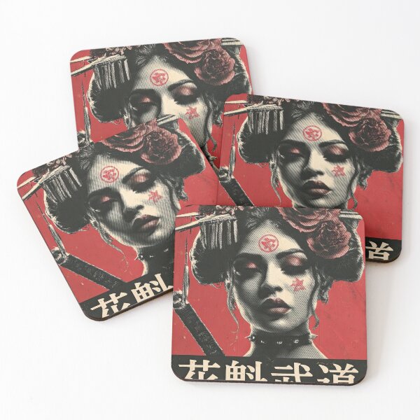 Item preview, Flower Demon Bushido – Japanese Geisha Warrior designed and sold by obstinator.