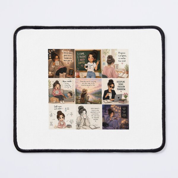Item preview, Cozy Mom Teacher Self Care Quotes designed and sold by Twins2Designs.
