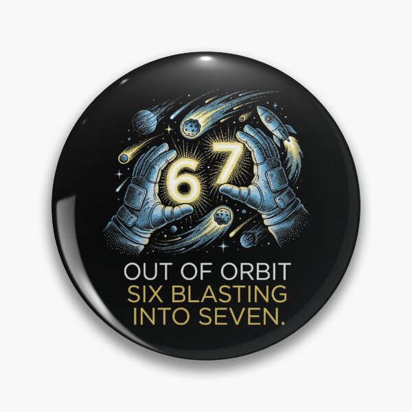 Item preview, Out Of Orbit Blasting Into 7 Astronaut 6 7 Meme 7th Birthday designed and sold by TeNovaStudio ⭐⭐⭐⭐⭐.