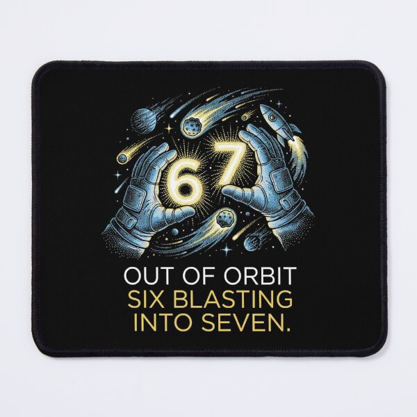 Item preview, Out Of Orbit Blasting Into 7 Astronaut 6 7 Meme 7th Birthday designed and sold by TeNovaStudio ⭐⭐⭐⭐⭐.