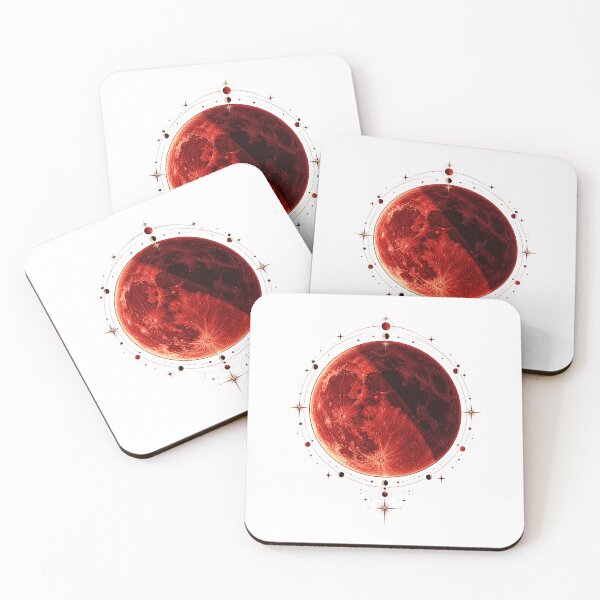 Item preview, Lunar Eclipse Art – Blood Moon, Moon Phases and Astronomy Design designed and sold by AMICO77.