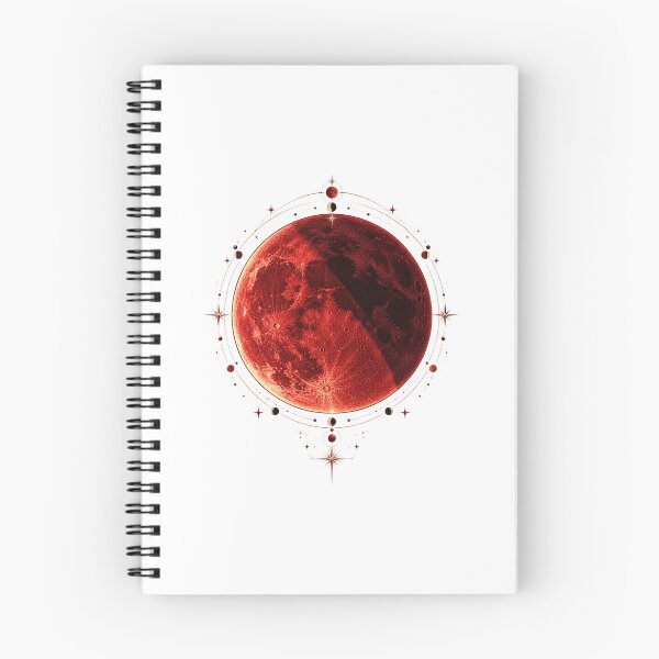 Item preview, Lunar Eclipse Art – Blood Moon, Moon Phases and Astronomy Design designed and sold by AMICO77.