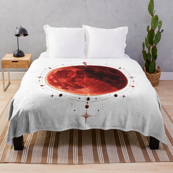 Item preview, Lunar Eclipse Art – Blood Moon, Moon Phases and Astronomy Design designed and sold by AMICO77.