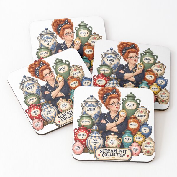 Item preview, Scream Pot Collection – Funny Mental Chaos & Emotional Overload designed and sold by flashARTstudio.