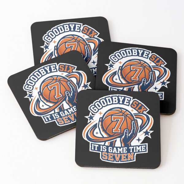Item preview, Goodbye Six It Is Game Time Seven Basketball 7th Birthday Boy designed and sold by TeNovaStudio ⭐⭐⭐⭐⭐.